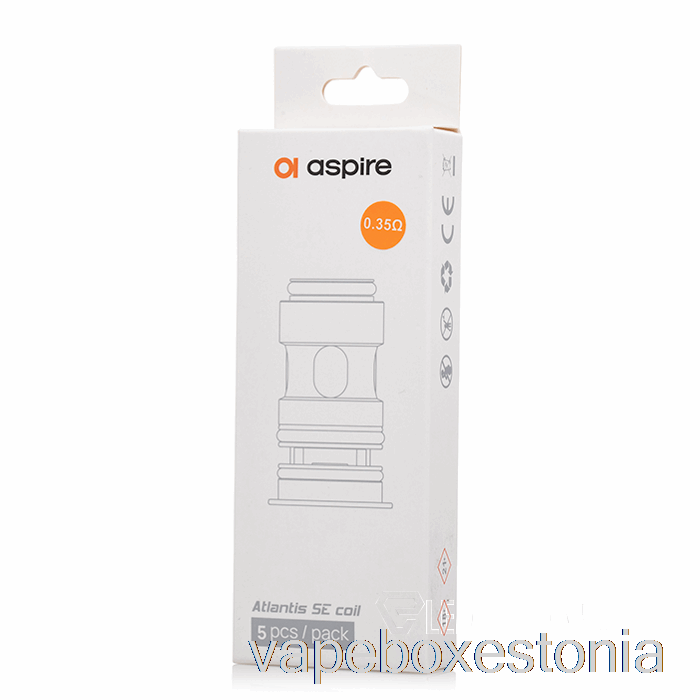 Vape Box Estonia Aspire Atlantis Se Asenduspoolid 0,35oomi Mähised